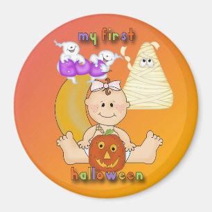 My 1st Halloween Round Magnet