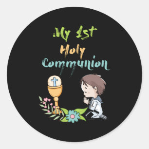 My 1St Holy Communion Classic Round Sticker