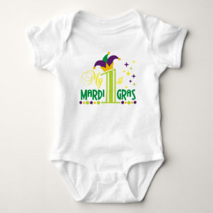 My 1st Mardi Gras – Baby Bodysuit for Carnival