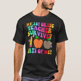 My 3rd Grade Teacher Survived 100 Days Of Me Groov T-Shirt