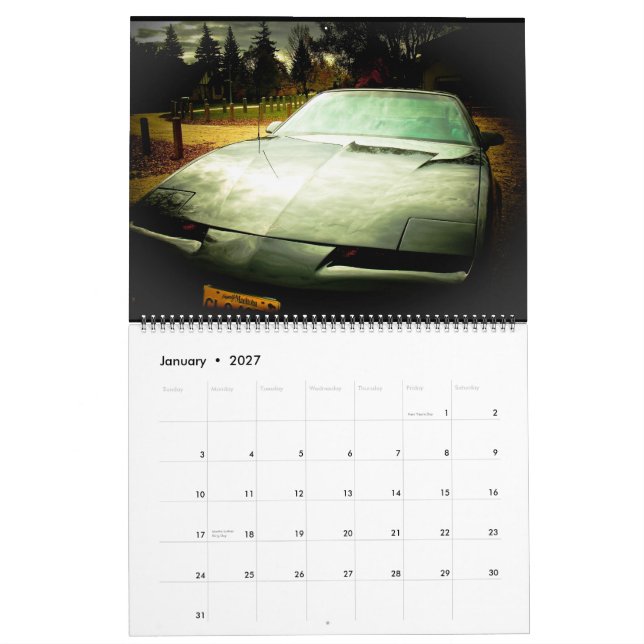 My 85 Pontiac Firebird Calendar (Jan 2027)
