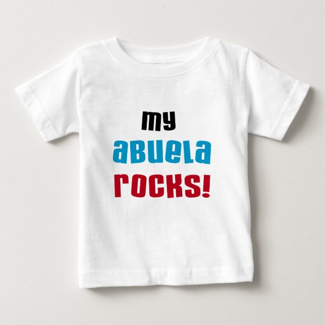My Abuela Rocks T-shirts and Gifts (Front)