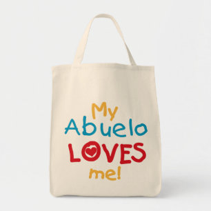 My Abuelo Loves Me T shirts and Gifts Tote Bag