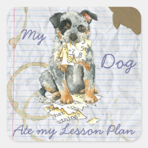 My ACD Ate My Lesson Plan Square Sticker
