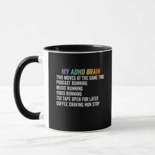 My ADHD Brain Neurodiversity Awareness Gift Mug