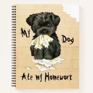 My Affenpinscher Ate My Homework Notebook