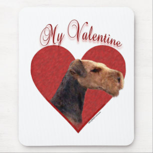 My Airedale Terrier Valentine Mouse Pad