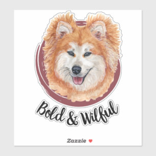 My Akita...Bold & Wilful