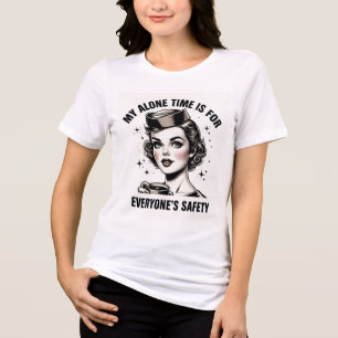 My Alone Time Vintage Lady Tee