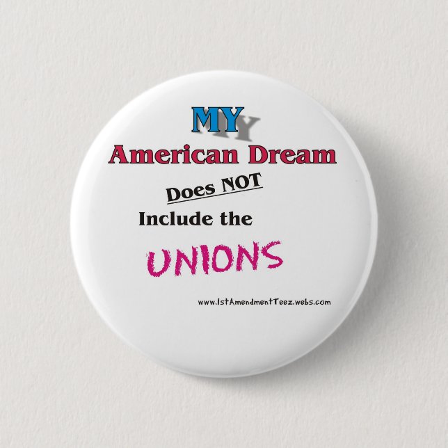 MY American Dream 6 Cm Round Badge (Front)