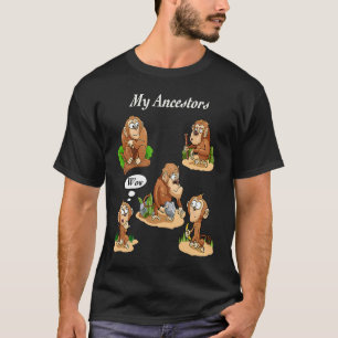 My Ancestors monkey graphic T-Shirt