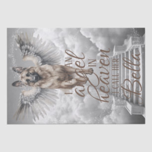 My Angel German Shepherd Dog In Heaven Memorial Tissue Paper