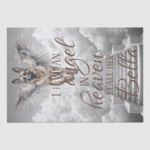 My Angel German Shepherd Dog In Heaven Tissue Paper