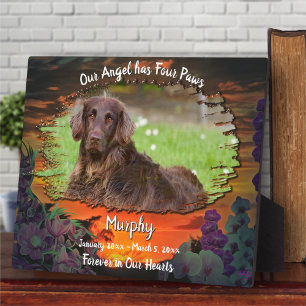 My Angel has Four Paws Sunset 2584 Plaque
