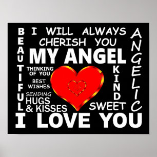 My Angel I Love You Poster