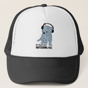 my-angry-professional-face_CLR.ai Trucker Hat