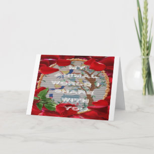 My Animal World: Beautiful Tree and Bird Design Holiday Card
