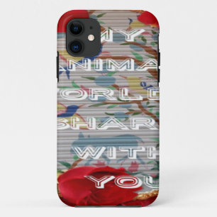 My animals world valentine.png iPhone 11 case