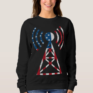 My Antenna Is Bigger Than Yours  Nerdy Ham Radio Sweatshirt