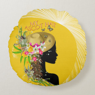 My Ascot Hat Round Cushion