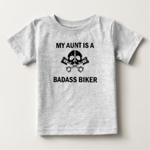 My Aunt Is A Badass Biker Baby T-Shirt