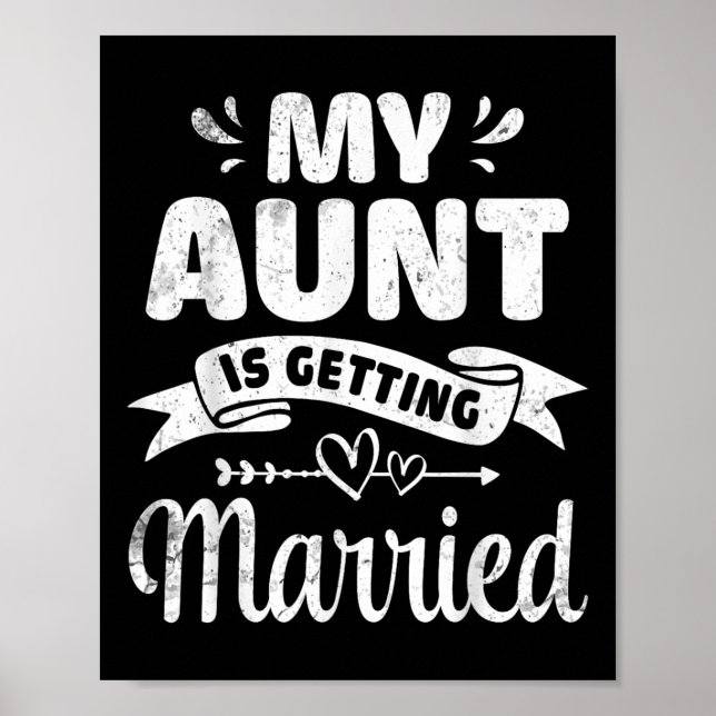 My Aunt Is Getting Married Wedding Marry Uncle Nie Poster (Front)