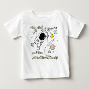 My Aunt Loves Me Astronaut Baby T-Shirt