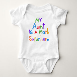 My Aunt Math Superhero T-shirts and Gifts