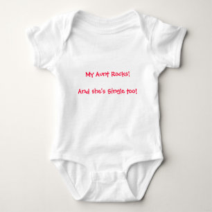 My Aunt Rocks Baby Bodysuit