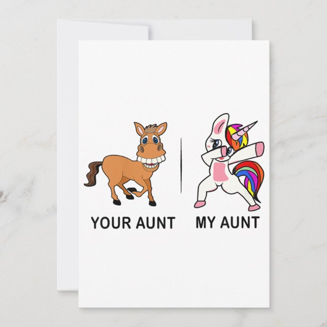 My Aunt Your Aunt Gifts For Auntie  (Front)