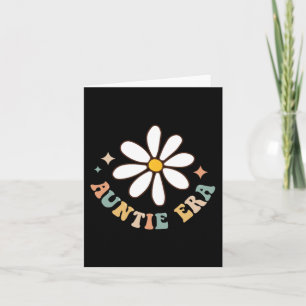 My Auntie Era Lover Groovy Retro Aunt Mothers Day  Card