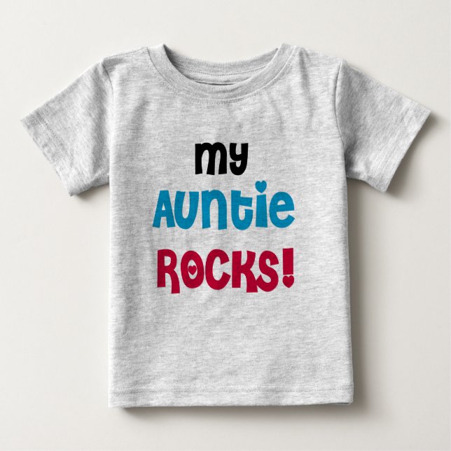 My Auntie Rocks Baby T-Shirt (Front)