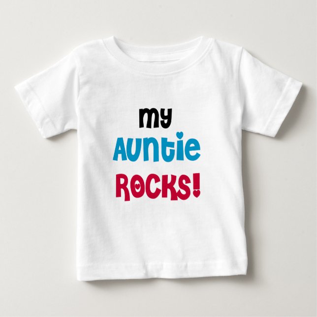My Auntie Rocks Baby T-Shirt (Front)