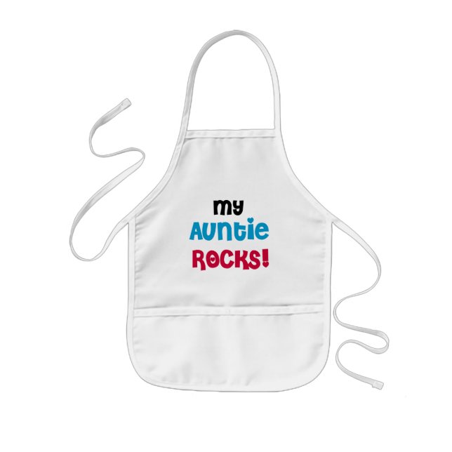 My Auntie Rocks Tshirts and Gifts Kids Apron (Front)