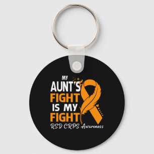My Aunt's Fight Is My Fight Rsd Crps Awareness Fea Key Ring