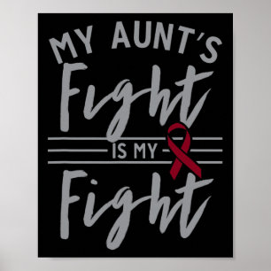 My Aunt's Fight is My Fight Sickle Cell Anaemia Aw Poster