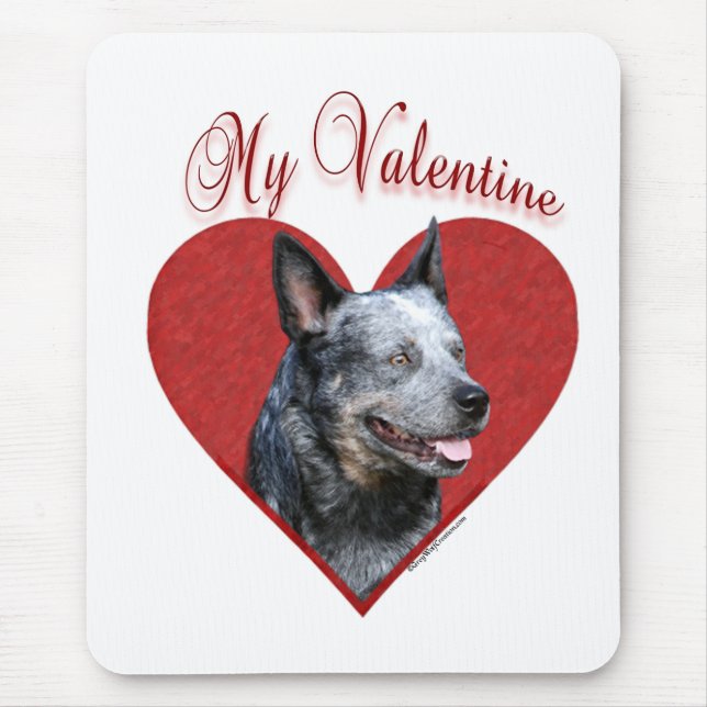 My Australian Cattle Dog Valentine Mouse Pad (Front)