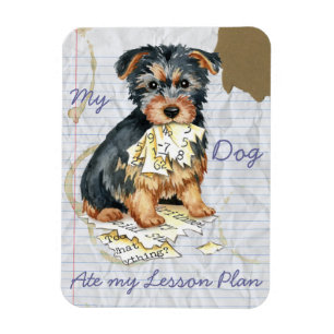 My Australian Terrier Ate my Lesson Plan Magnet