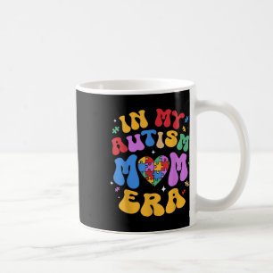 My Autism Mum Autism Awareness Groovy Retro Vintag Coffee Mug