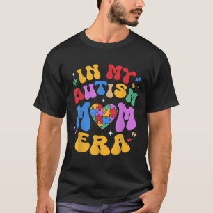 My Autism Mum Autism Awareness Groovy Retro Vintag T-Shirt