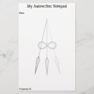 My Autowriter Notepad Stationery