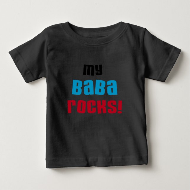 My Baba Rocks T-shirts and Gifts (Front)