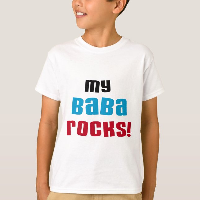My Baba Rocks T-shirts and Gifts (Front)
