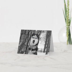 My Baby Blue Eyes Thank You Card