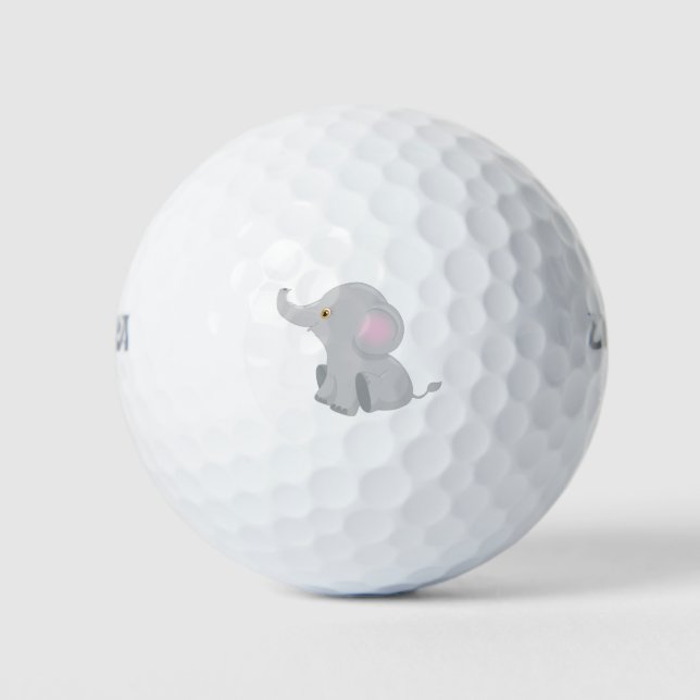 My Baby Elephant Golf Balls (Front)