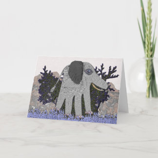 My Baby Elephant Note Card