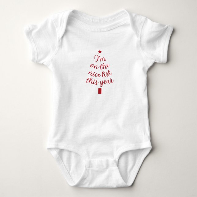 my baby first christmas  bodysuit (Front)