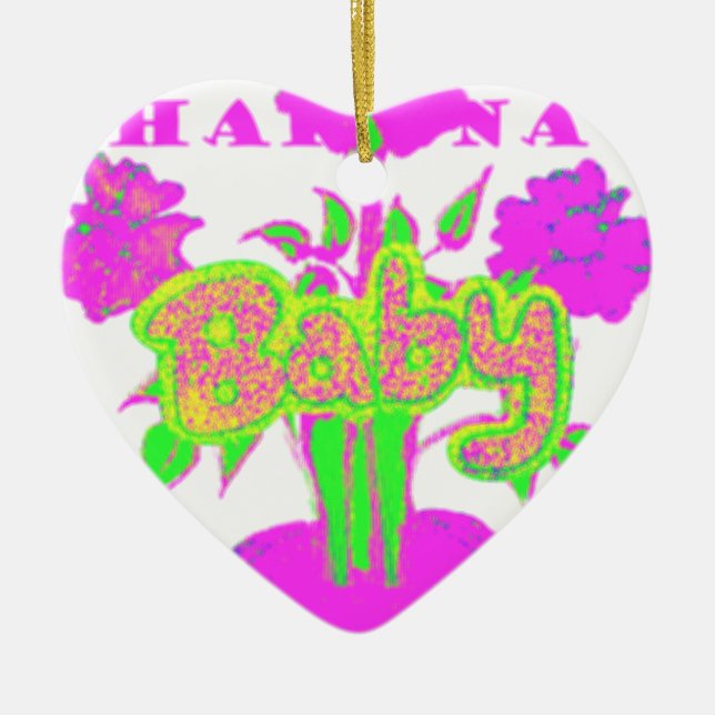 My Baby Hakuna Matata Ceramic Tree Decoration (Front)