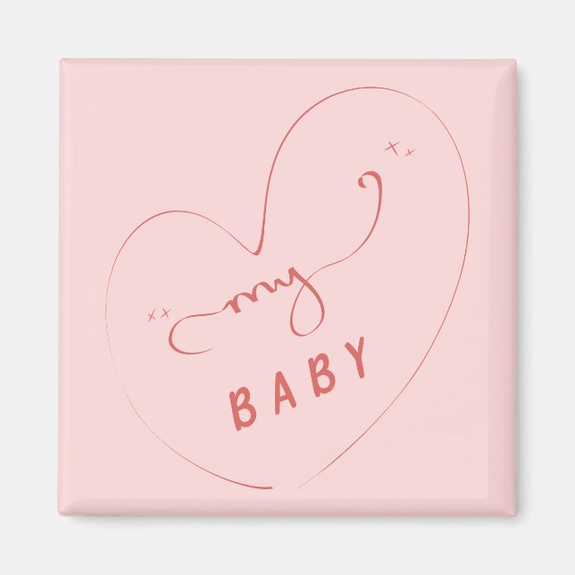 My Baby Magnet | Cute Magnet for Couple (Front)