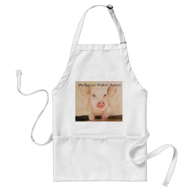 "My Bacon Makin' Apron" Standard Apron (Front)